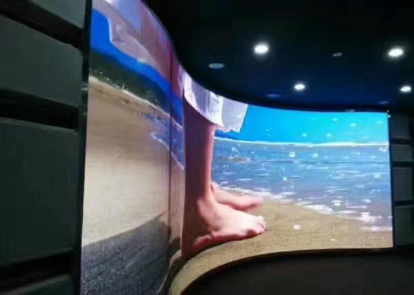 Cheap P6 Curved LED Display LED Scrolling Display Panels Energy Saving for sale