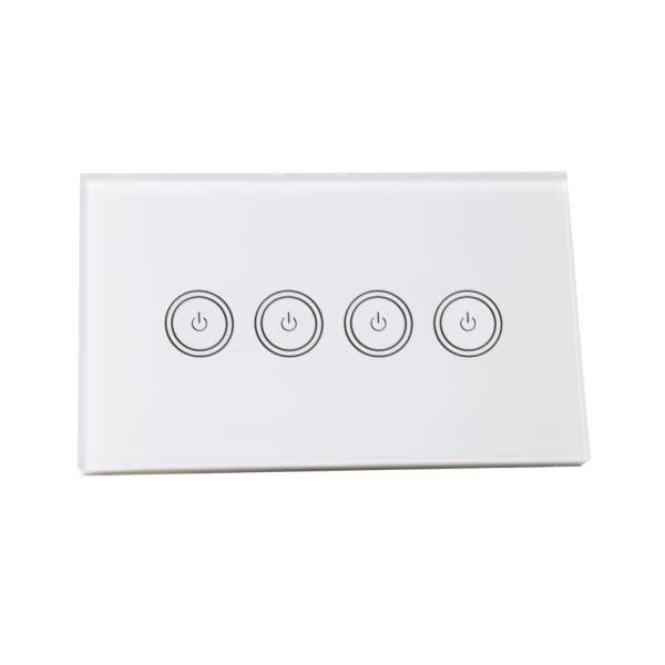 Cheap Modern Design Wireless Outlet Switch , Anti - Collision Remote Control Power Switch for sale