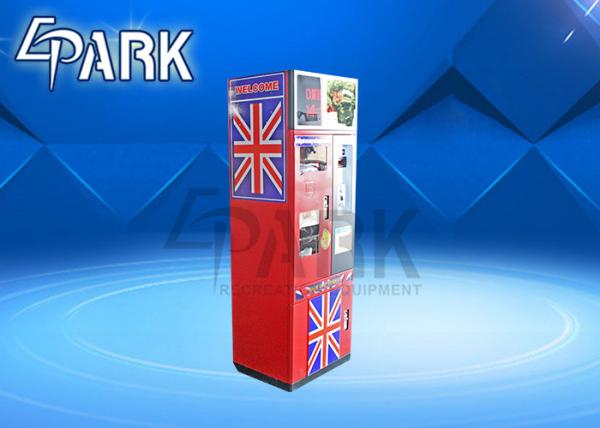 Cheap Hardware And Plastic Redemption Game Machine / ATM Coin Exchange Machine for sale