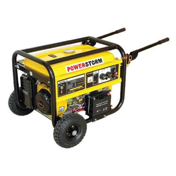 Cheap 6.5KVA Gasoline Generator with Handle & Wheels for sale