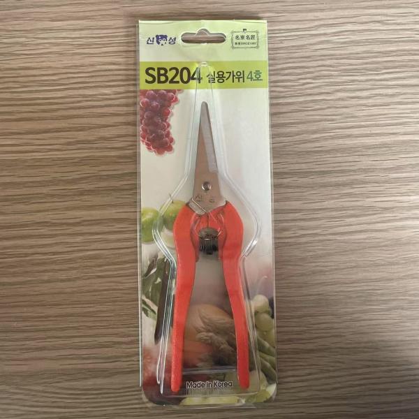 Cheap Professional SB204 Hardware Scissors With Red Handle 80g Weight for sale