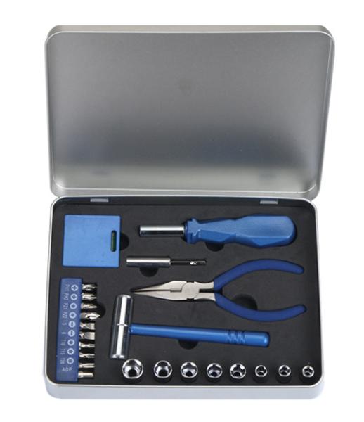 Cheap 24 pcs mini tool set ,with long nose pliers ,sockets ,screwdriver bits . for sale