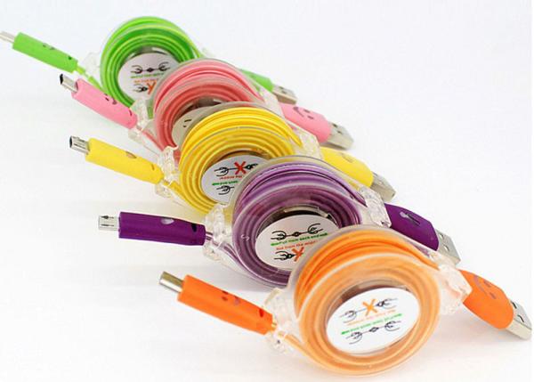 Cheap Micro UUSB Extension Cable 3ft LED Visible Flowing Light Up Charging To Sync Data Cords for sale