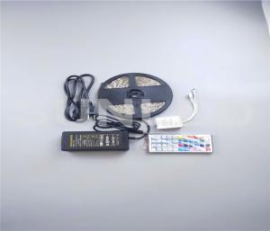 China Waterproof Led Strip Light RGB 5050 SMD 300 Leds Led Rope Lighting 44 Key Controller on sale