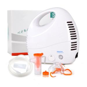 0.2ml/min Portable Compressor Nebulizer 65dB Automatic Detection Atomized Fine Particles