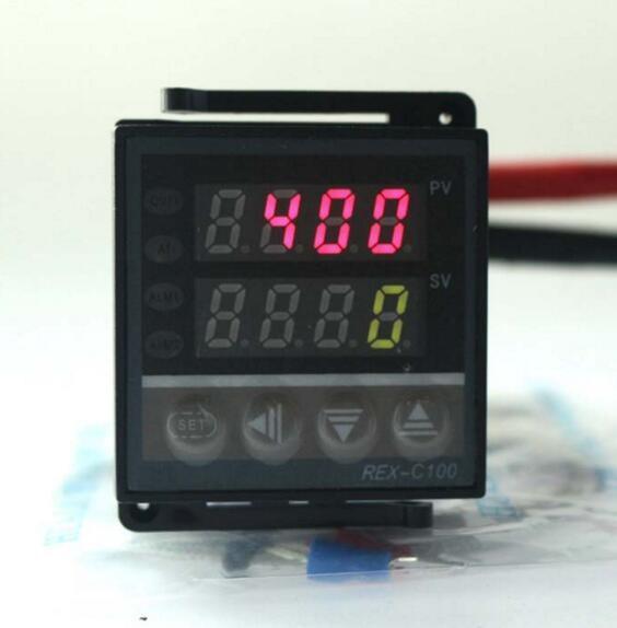 Cheap REX-C100 Relay Output PID Thermomstat Dual Digital Temperature Controller for sale