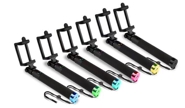 Cheap Top quality custom print mini wireless bluetooth selfie remote for sale