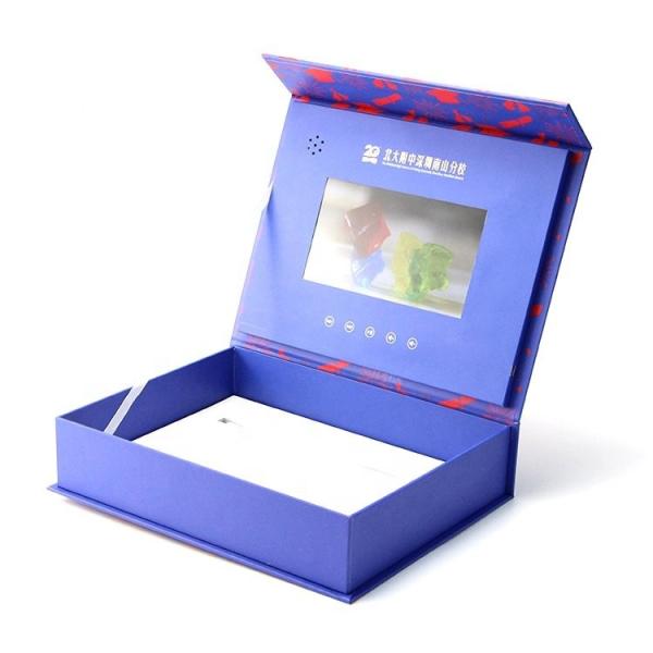 Cheap custom design LCD video box LCD screen box package digital LCD advertising box for sale