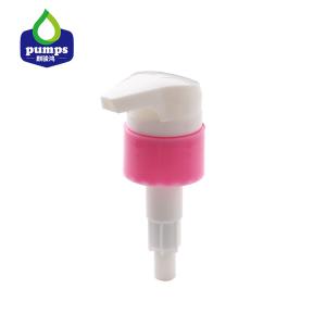 Best Durable Customized Pink Lotion Pump / Ribbed Foaming Hand Soap Pump wholesale