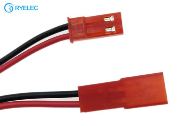 Cheap Male To Female Electrical Wiring Kit Red Connector 2 Pin Jst Syp 2r Red Color Connector for sale
