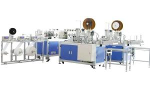 High Output Automatic Face Mask Making Machine With Waste Separation Unit