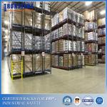 Durable Double Deep Pallet Racking For High Density Industrial Storage