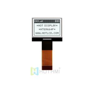 96X64 1.1 inch 96X64 Graphic COG LCD | FSTN+ | 3.0V with white backlight | Black text on white background | ST7549 | Arduino
