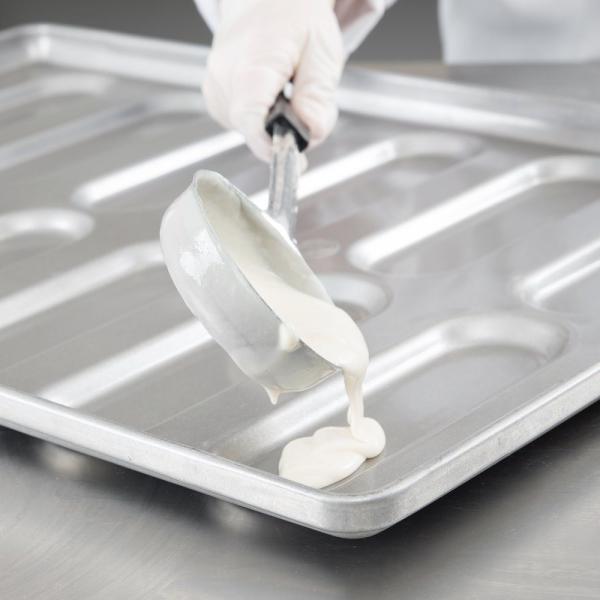 Cheap 41055 Glazed Aluminized Steel Rounded End Hoagie Bun Pan Tray for sale
