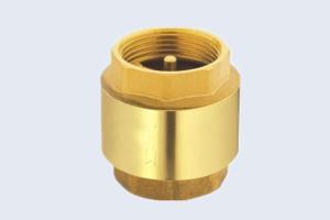 Best BSP NPT Brass Check Valve Spring Type With Brass Disc wholesale
