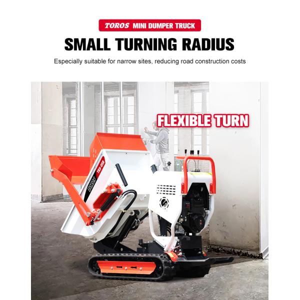 Diesel Engine Small Tracked Dumper