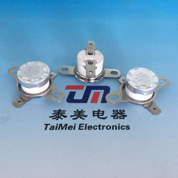 Cheap Manually Reset Bimetal Thermostat Temperature Controlled Switch for sale