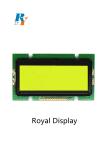 12X2 Stn Character LCD Module COB DFSTN Monochrome COB LCD Module