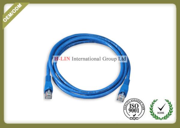 Cheap Cat5e UTP Ethernet Network Patch Cord With RJ45 Connector Various Color Jacket for sale