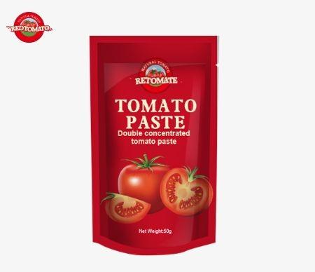 Cheap 50g Stand-Up Sachet Of Tomato Paste Complies With ISO HACCP And BRC Standards Ensuring Compliance With Factory Pricing for sale