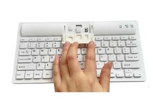 China 77 Keys Silicone Industrial Wireless Keyboard With 3.7V Rechargeable Battery on sale