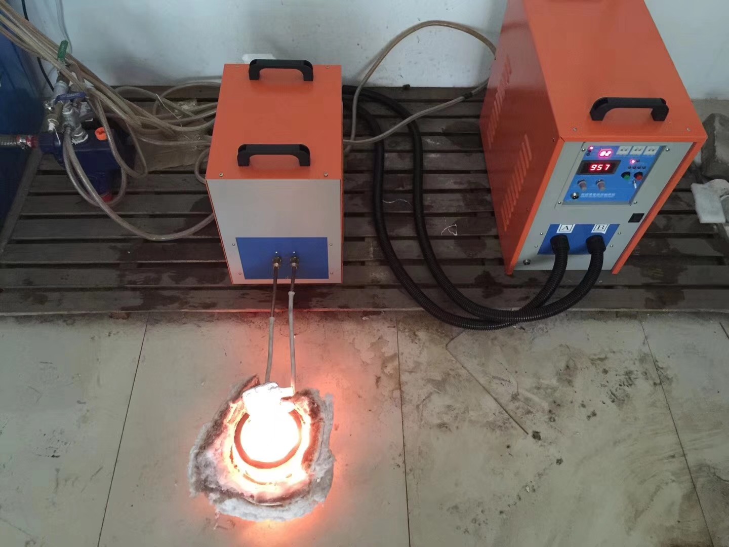 Silver Alluminium high induction Gold Melting smelting oven Furnace