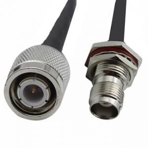 Best TNC Male To Bulkhead Female Jack With RG58 RF Jumper Coaxial Pigtail Cable wholesale