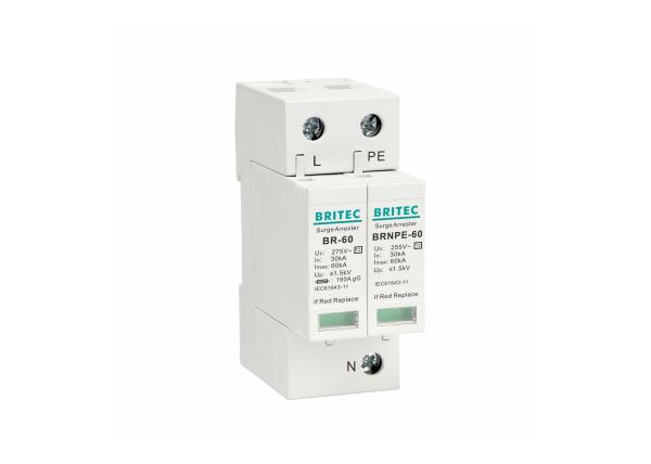 Cheap Mini Single Phase Low Voltage Lightning Power Surge Arrester AC275 SPD for sale