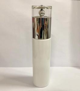 China Custom Glass Lotion Bottles Pump Bottle Cream Bottles With Pump Cosmetic Packaging on sale