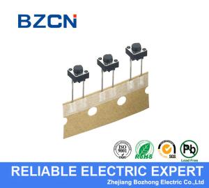 Round Long Foot PCB Tactile Switch , Momentary Push Button Switch 12 V