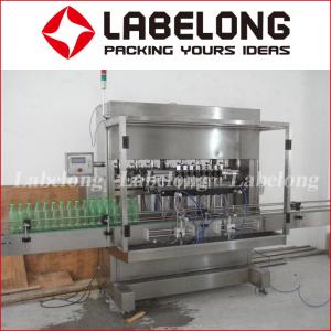 China Ss Linear Liquid Filling Machine , Aseptic Bottle Filling Machine PLC Control on sale
