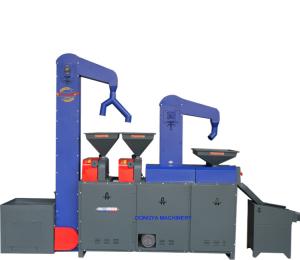 China 12hp Rubber Roller Brown And White Rice Mill Machine 500kg Per Hour 220V Single Phase on sale