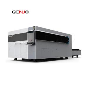 Power GNET Series Exchange Table Fiber CNC Laser Cutting Machine CNC Fiber Laser