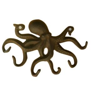 Best Wall Mounted Creative Octopus Cast Iron Hat Hooks wholesale