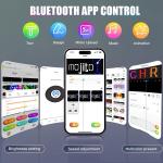 Smart App Control Scrolling Message Matrix LED Pixels Panel for Home and Shop