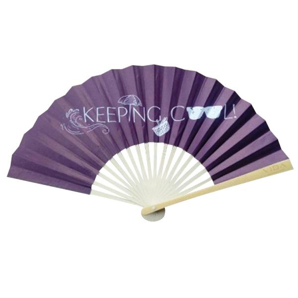 Cheap Folding Chinese Style Hand Fan Plum Blossom Double Sided Bamboo Paper Fan for sale