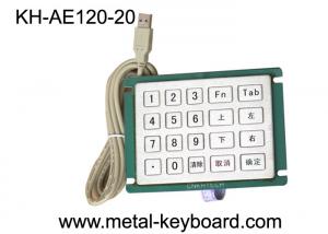 Best Anti Vandal Stainless steel keypad with custom layout , Panel mount Keypad wholesale