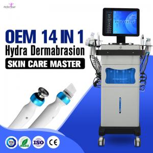 China 13 In 1 Water Oxygen Jet Peel Machine 250VA Hydrafacial Dermabrasion Device on sale