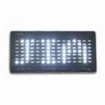 Customized text dot-matrix LED scrolling message display cap red light