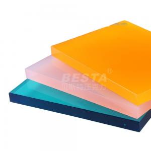 Best ITS Orange Light Guide Acrylic Sheet 10mm Colored Flexible Plexiglass Sheets wholesale