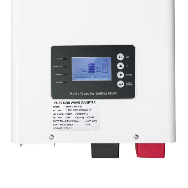 Cheap 5000w Solar Pure Sine Wave Low Frequency Mppt Hybrid Solar Inverter for sale