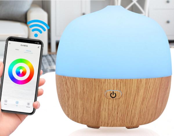 Cheap App / Voice Control Portable Ultrasonic 120ml Smart Aroma Diffuser for sale