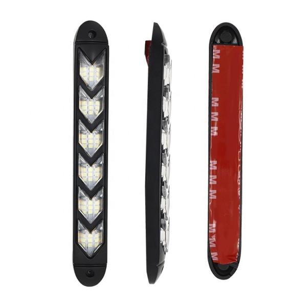 Cheap Waterproof Arrow LED Day Time Running Light DC 12V Sequential Led Turn Signals 8000K for sale