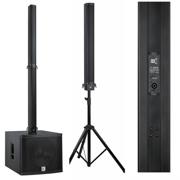 Cheap Active Line Array Speakers 18inch Sub Woofer , Column Bluetooth Speaker Music Instrument for sale