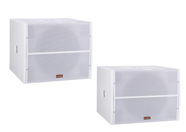 Cheap White / Black Line Array Column Speaker , Active Subwoofer Speaker for sale