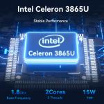 Celeron Router Mini Computer With DDR4 16GB RAM Fanless Cooling Method
