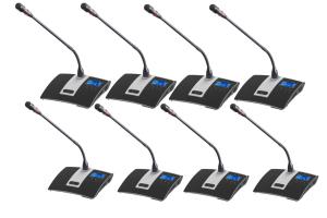 Best 8 Microphone UHF Wireless Microphone System Digital Gooseneck Microphone wholesale