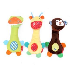 Best Newborn Soft Toys Hand Ring Lovely Zoo Series Baby Plush Hand Ring wholesale