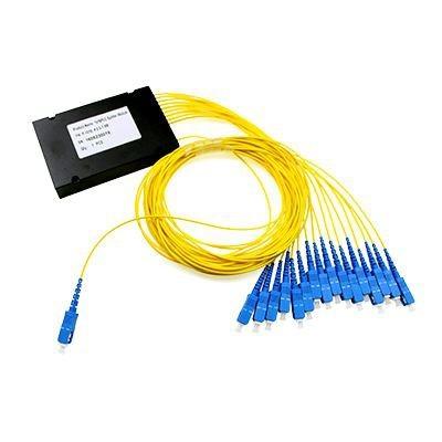 Cheap Compact ABS Box PLC Splitter Low PDL 1x16 Splitter Single Mode for sale