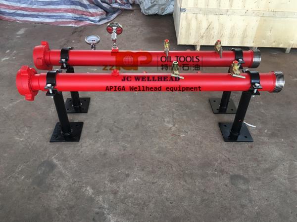 Cheap AISI 4130 Well Test Data Header With Hammer Union Flange Connection for sale